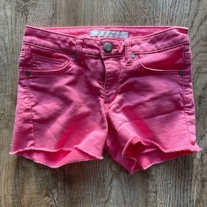 Joe’s 10 girls size 12 shorts.  Stretchy and comfortable! Barely worn